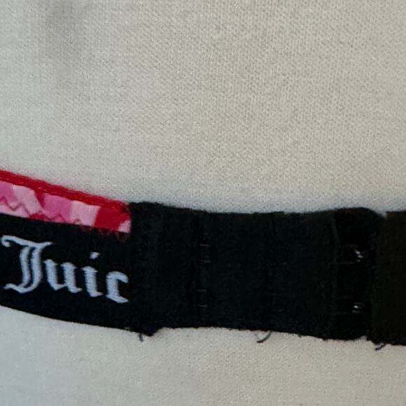 Juicy Couture Intimates Colorful Hearts Padded Bra Womens 38C Pink Red Lounge - Picture 12 of 12
